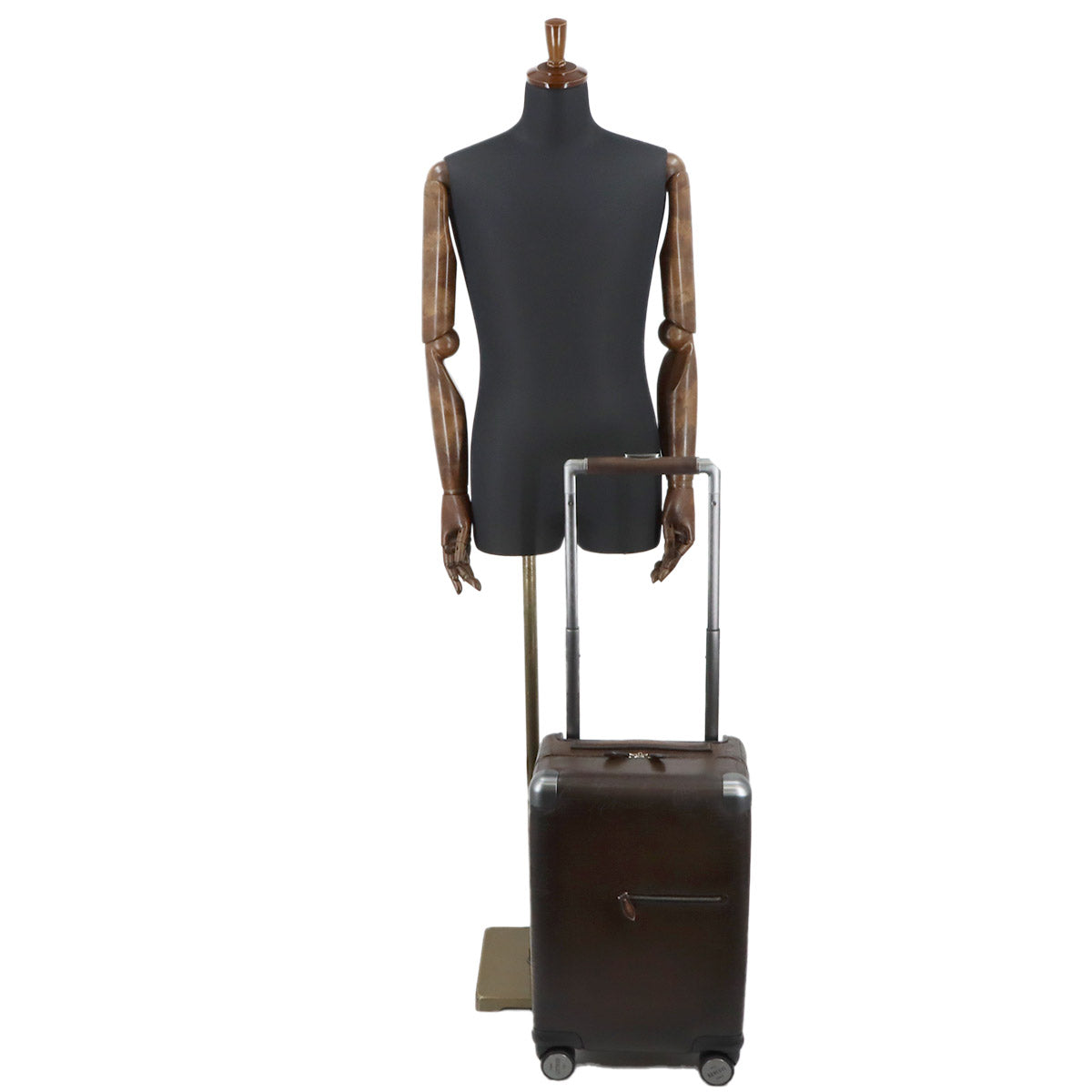 Calligraphy Formula 1005 Rolling Suitcase Venezia Leather Brown
