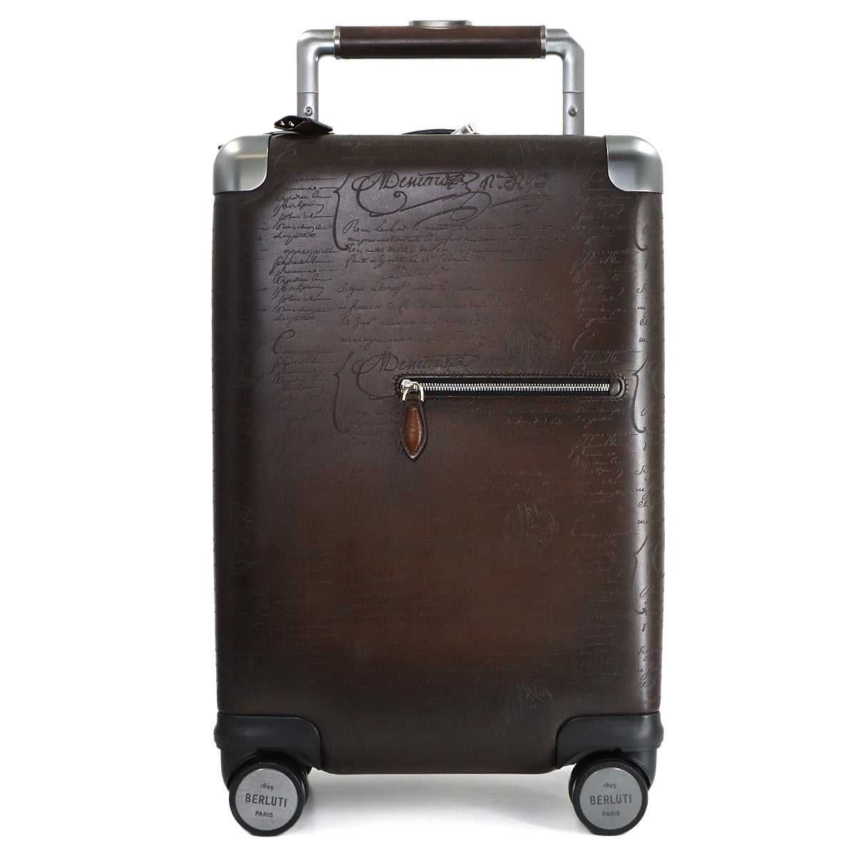 Calligraphy Formula 1005 Rolling Suitcase Venezia Leather Brown