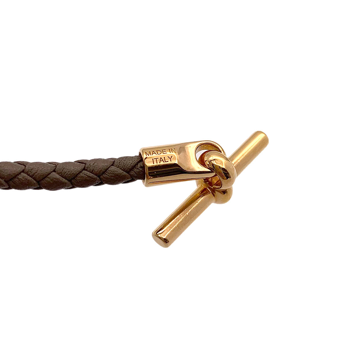 Glenan Double tour Bracelet Leather Etoupe
