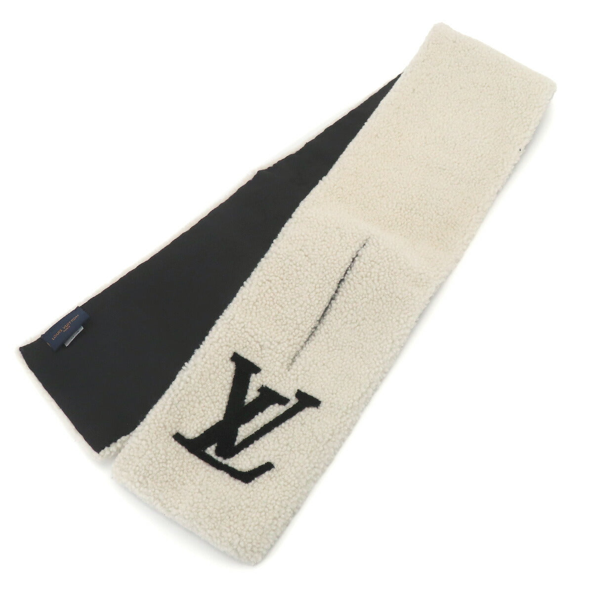 Echarpe Shearling Winter Scarf White Black M77054