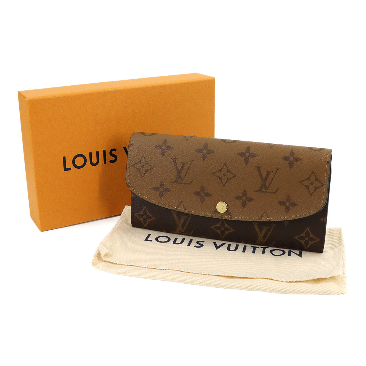 Monogram Reverse Emilie Wallet Brown M82157