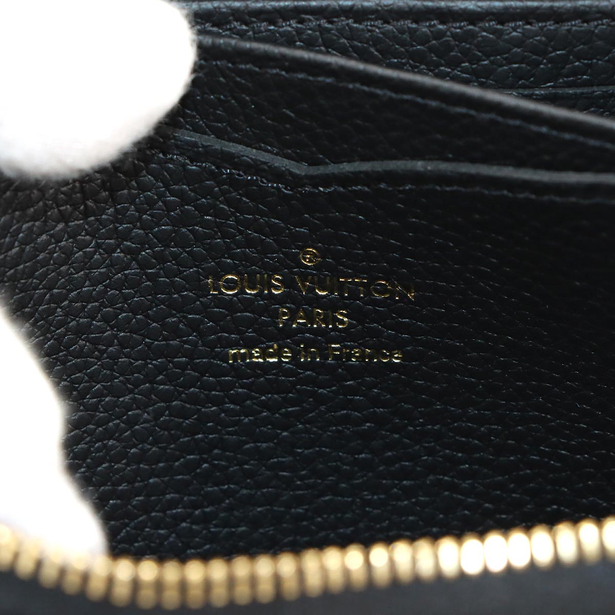 Monogram Empreinte Zippy Coin Purse Coin Case Noir M60574