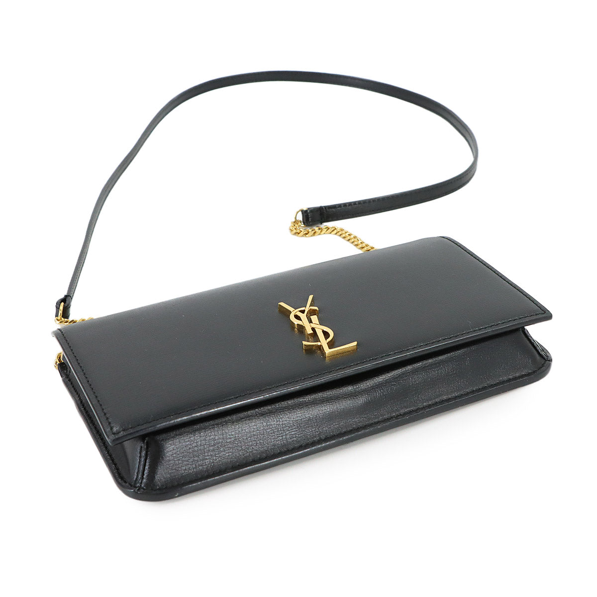 Cassandra Phone holder Shoulder Bag Leather Black