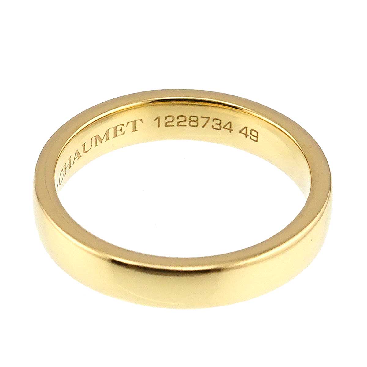 Diamond Ring 18K YG 750 size49 4.75-5(US)