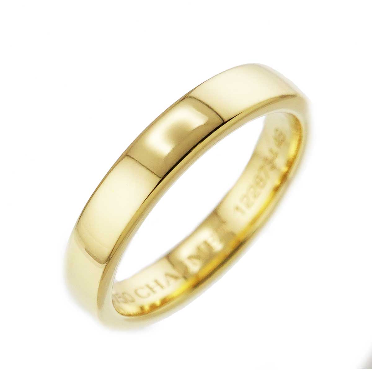 Diamond Ring 18K YG 750 size49 4.75-5(US)