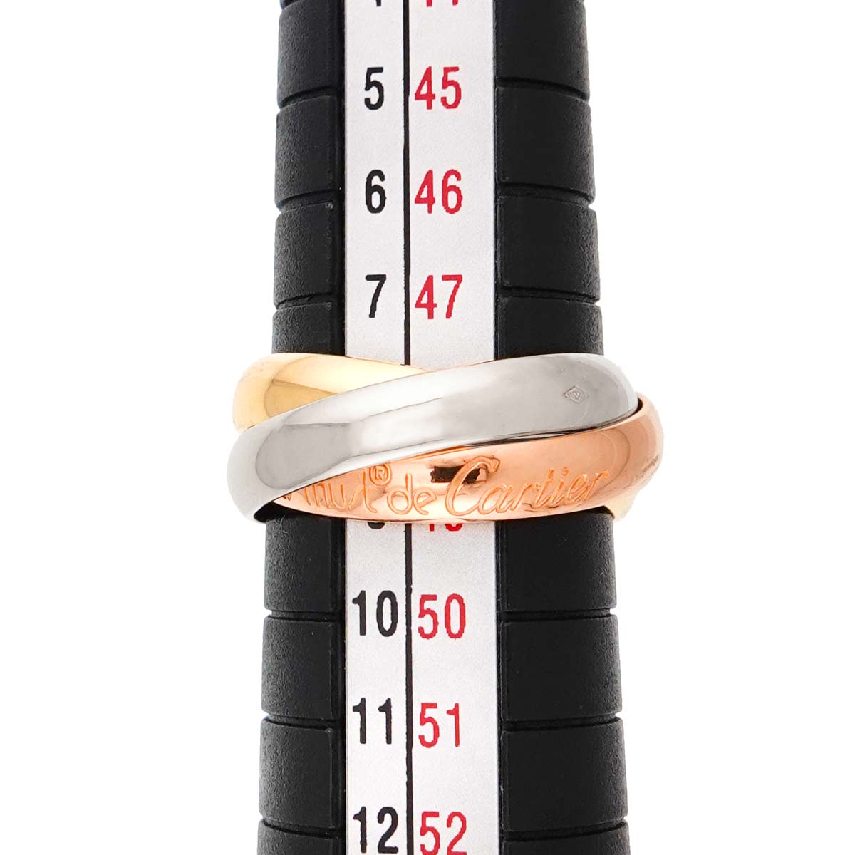 Trinity Ring MM 18K YG WG PG 750 Size48 4.5(US)