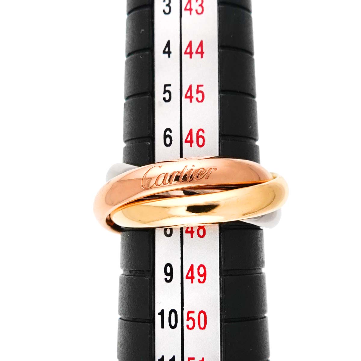 Trinity MM Ring 18K YG WG PG 750 Size47 4(US)