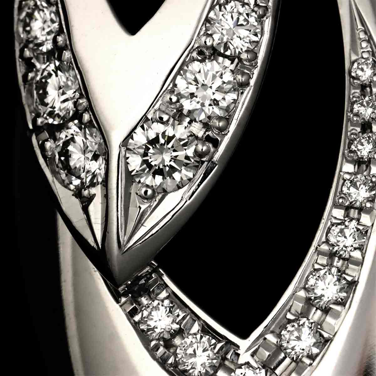 Diamond 0.70ct Necklace 18K White Gold 750
