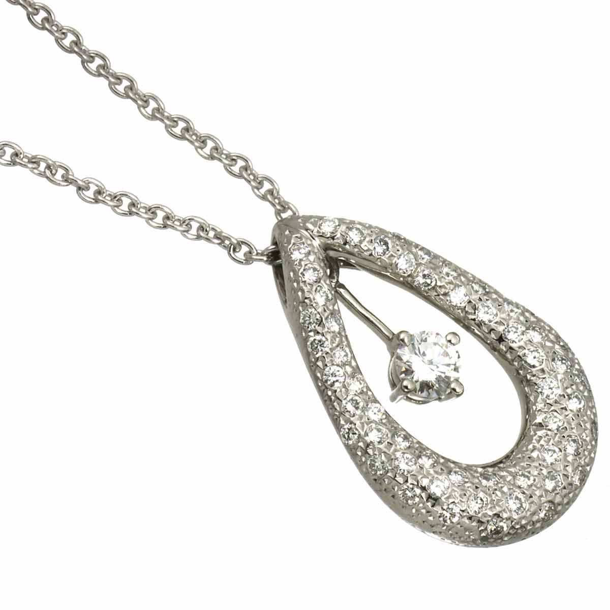 Diamond 0.55ct/0.225ct Necklace Platinum