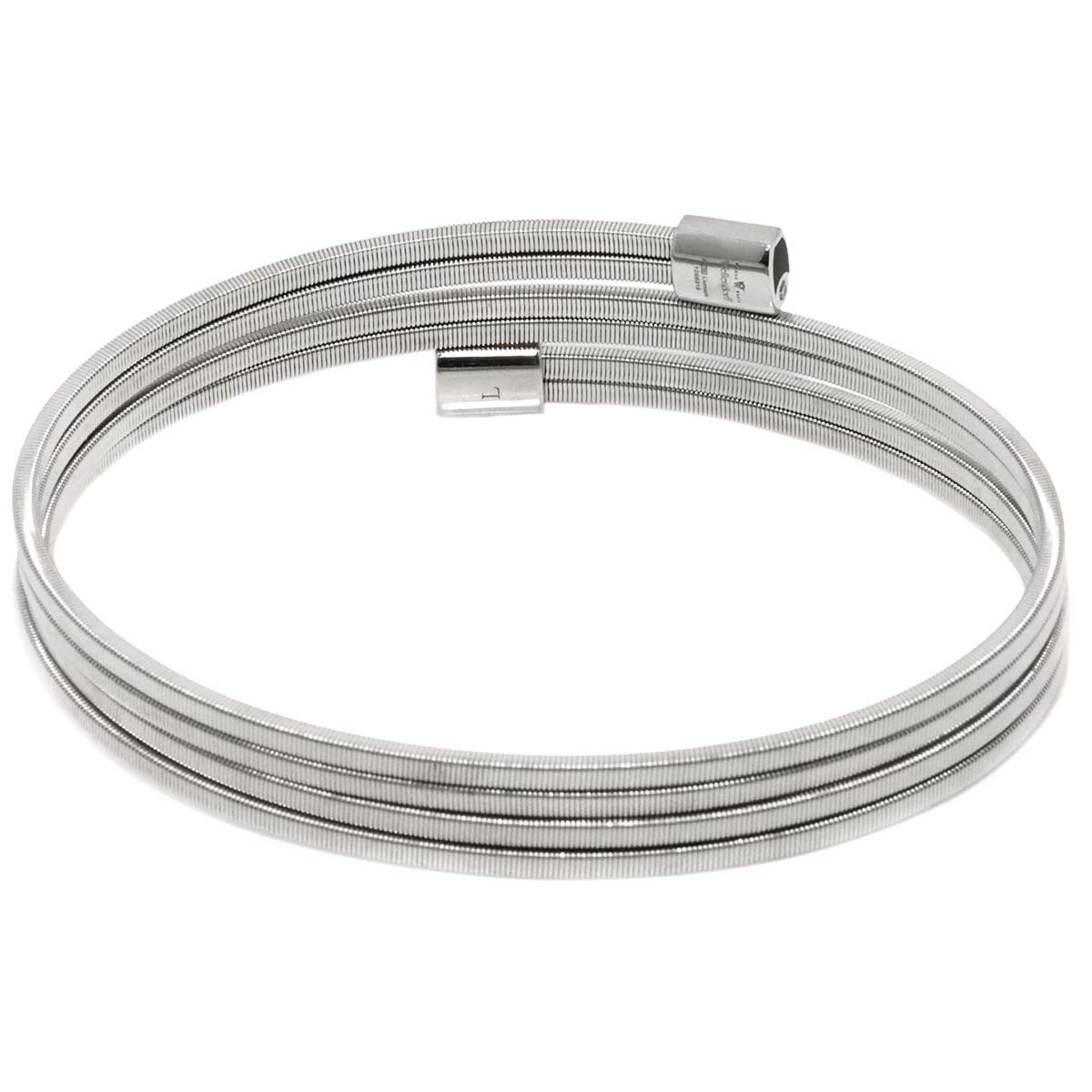 Embrace Me Diamond Enamel Bracelet L 18K WG 750 90318952