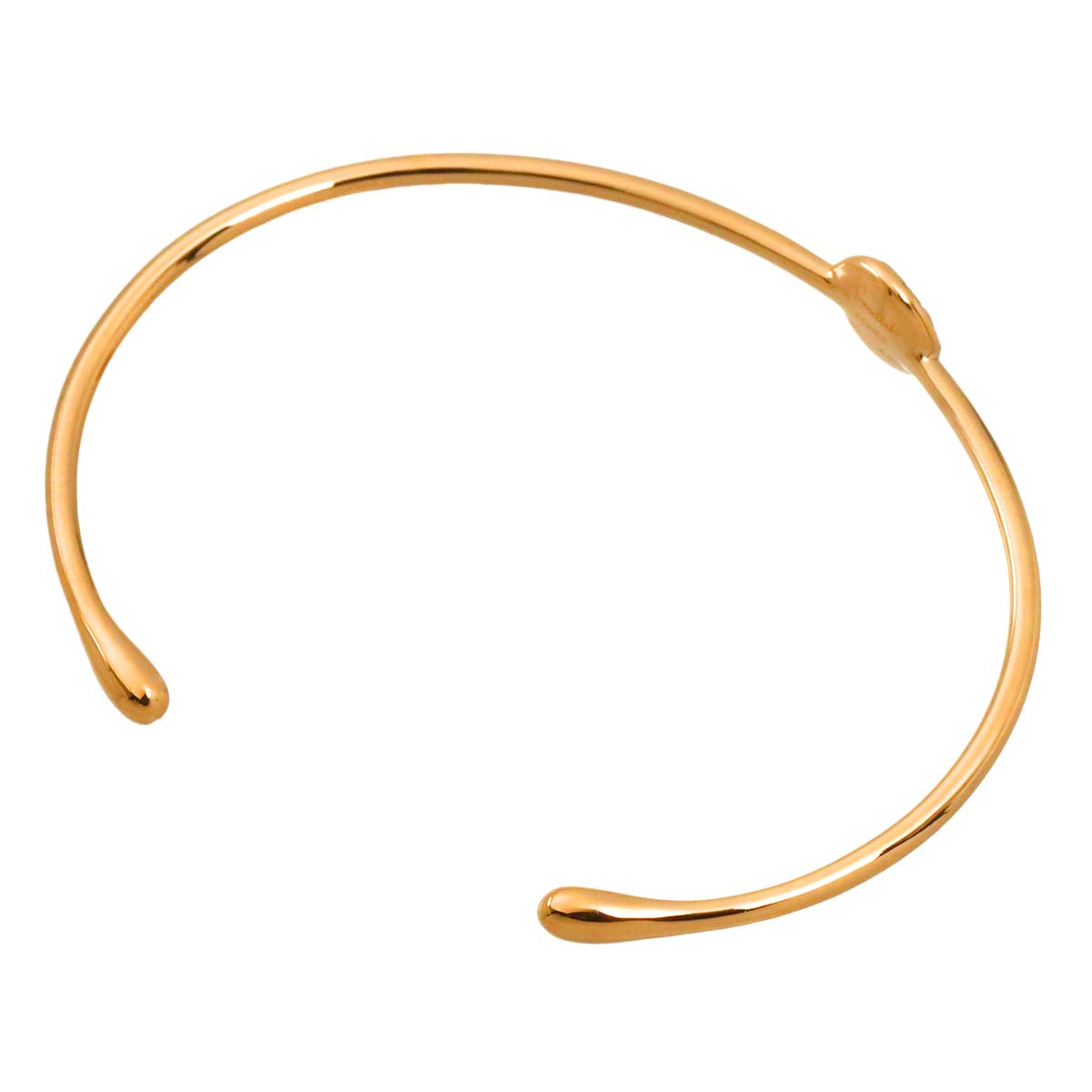 Pave Diamond Bracelet 18K Pink Gold 750 sizeM