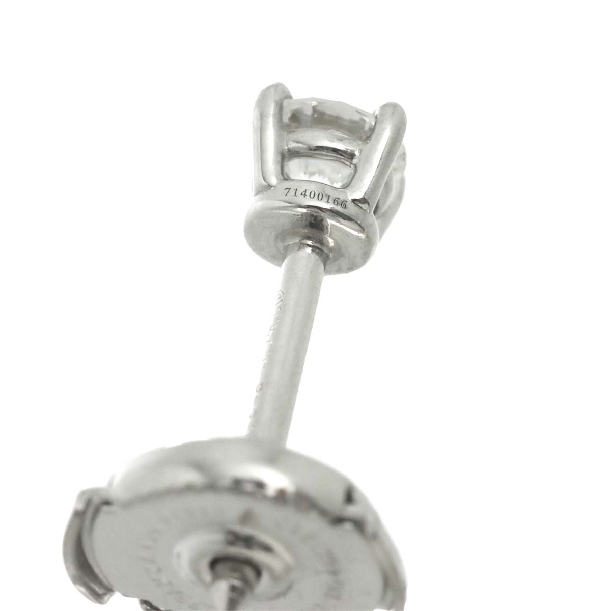 Diamond 0.21ctx2 I/VVS1-VVS2/3EX Earrings Pierced Pt