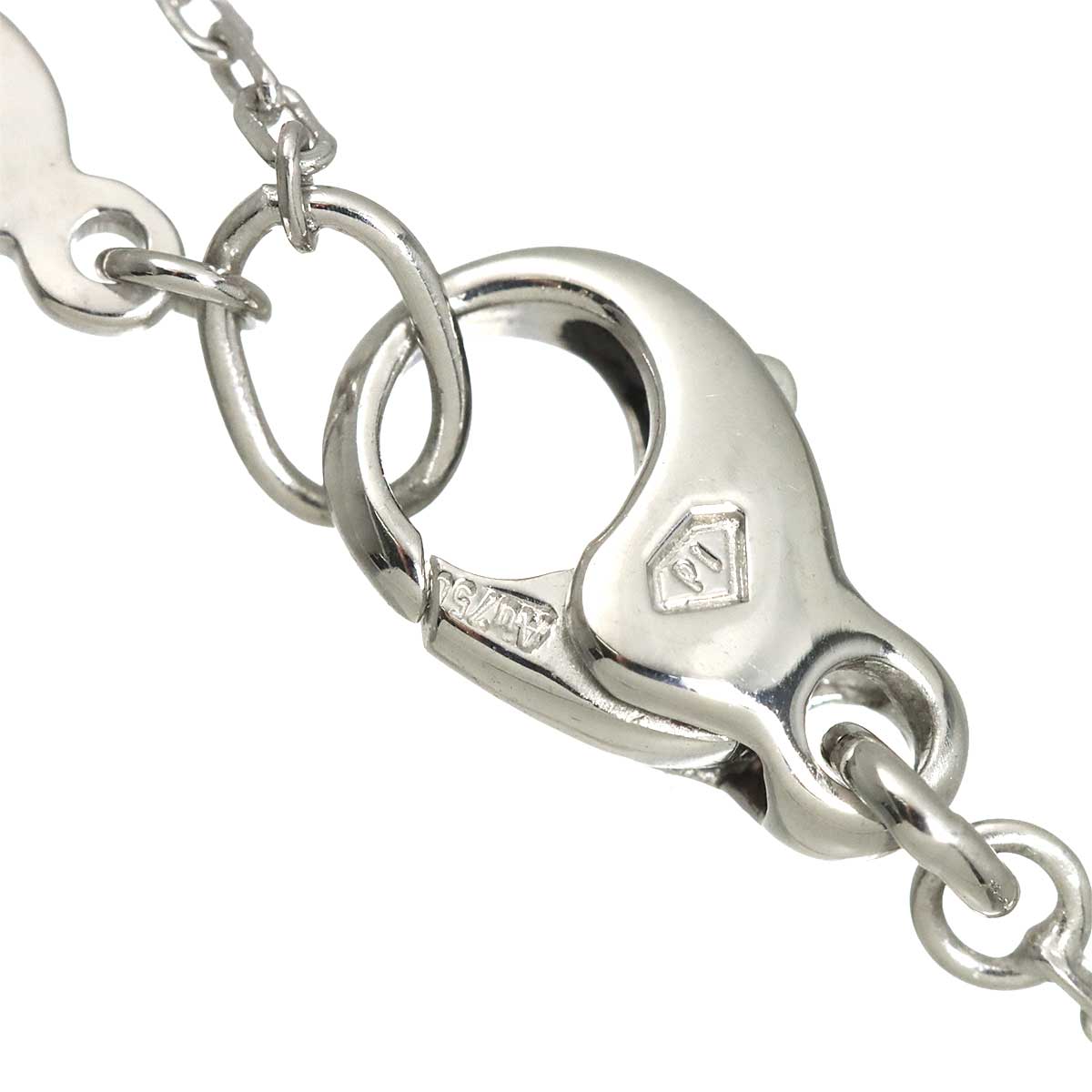 Diamond Necklace 18K WG 750