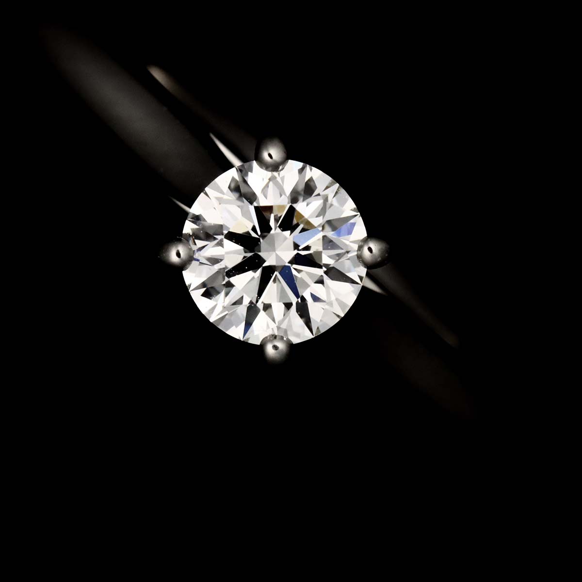 Solitaire Diamond 0.37ct  Ring Pt Size50 5.25(US)