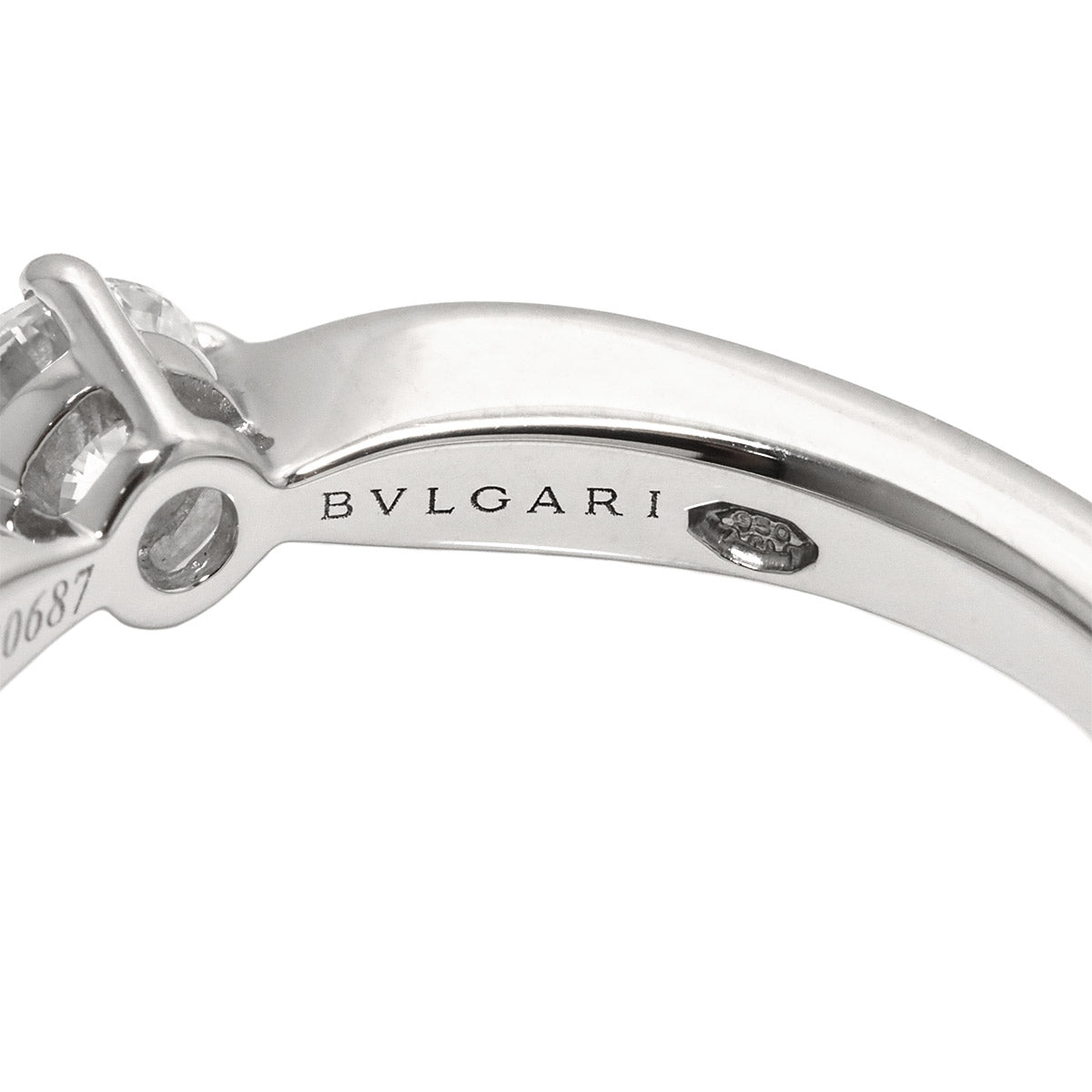Diamond 0.30ct G/VS2/VG Ring Platinum size7.25(US)