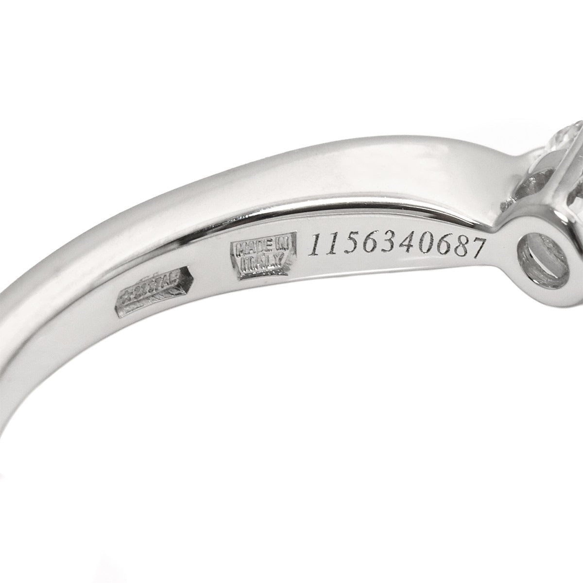 Diamond 0.30ct G/VS2/VG Ring Platinum size7.25(US)
