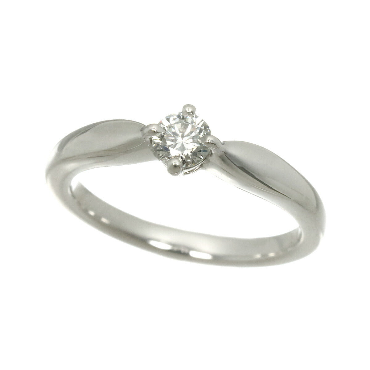 Diamond 0.24ct F/VS1/VG Ring Platinum size4.75-5(US)