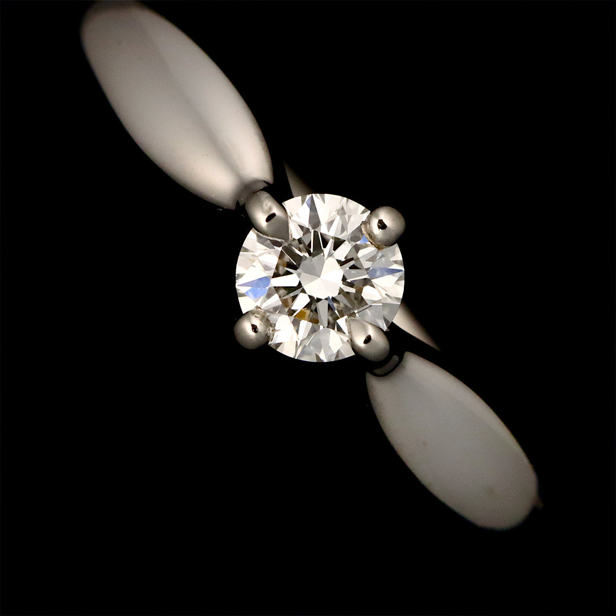 Diamond 0.24ct F/VS1/VG Ring Platinum size4.75-5(US)