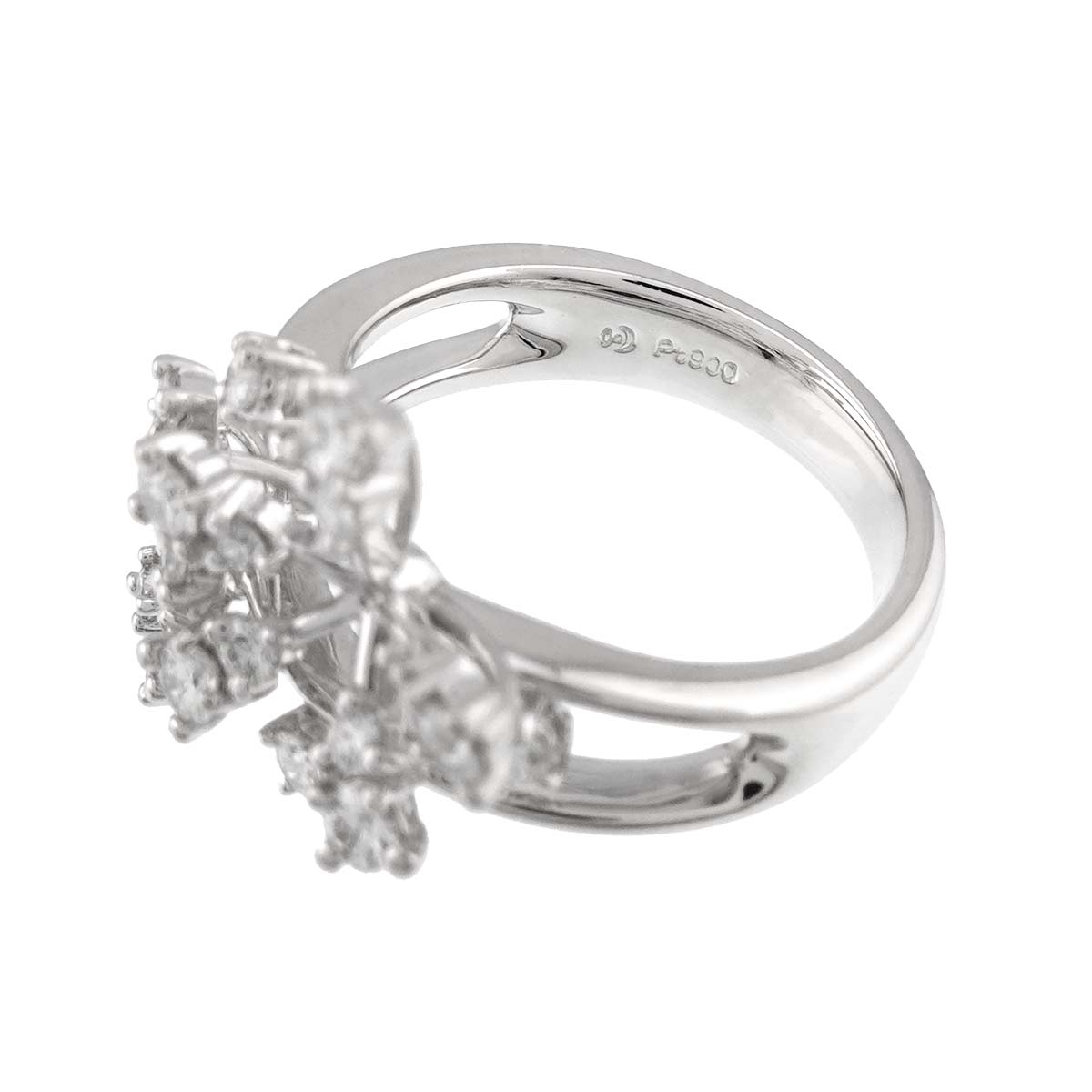 Diamond 0.58ct Ring Platinum size6(US)