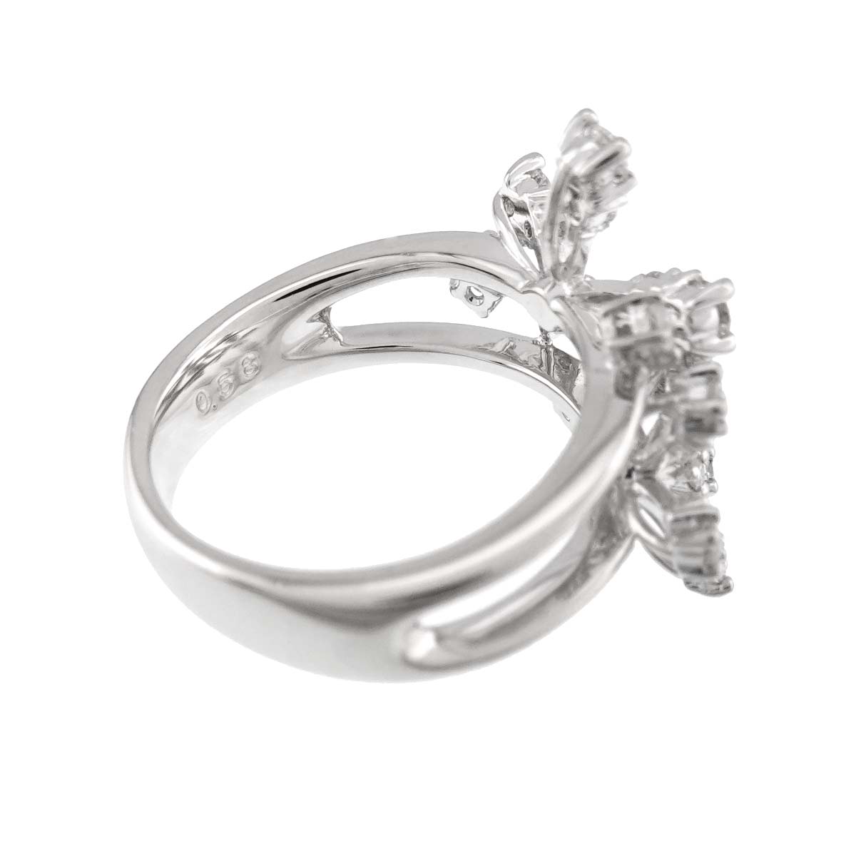 Diamond 0.58ct Ring Platinum size6(US)