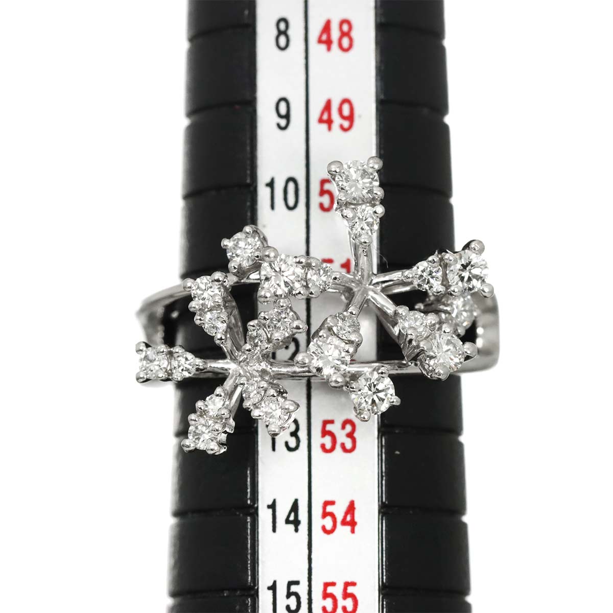 Diamond 0.58ct Ring Platinum size6(US)
