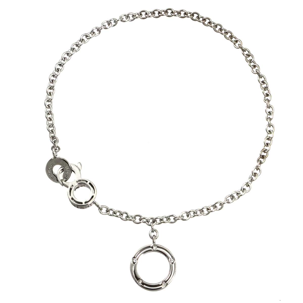 D-SIDE Diamond Bracelet 18K WG 750