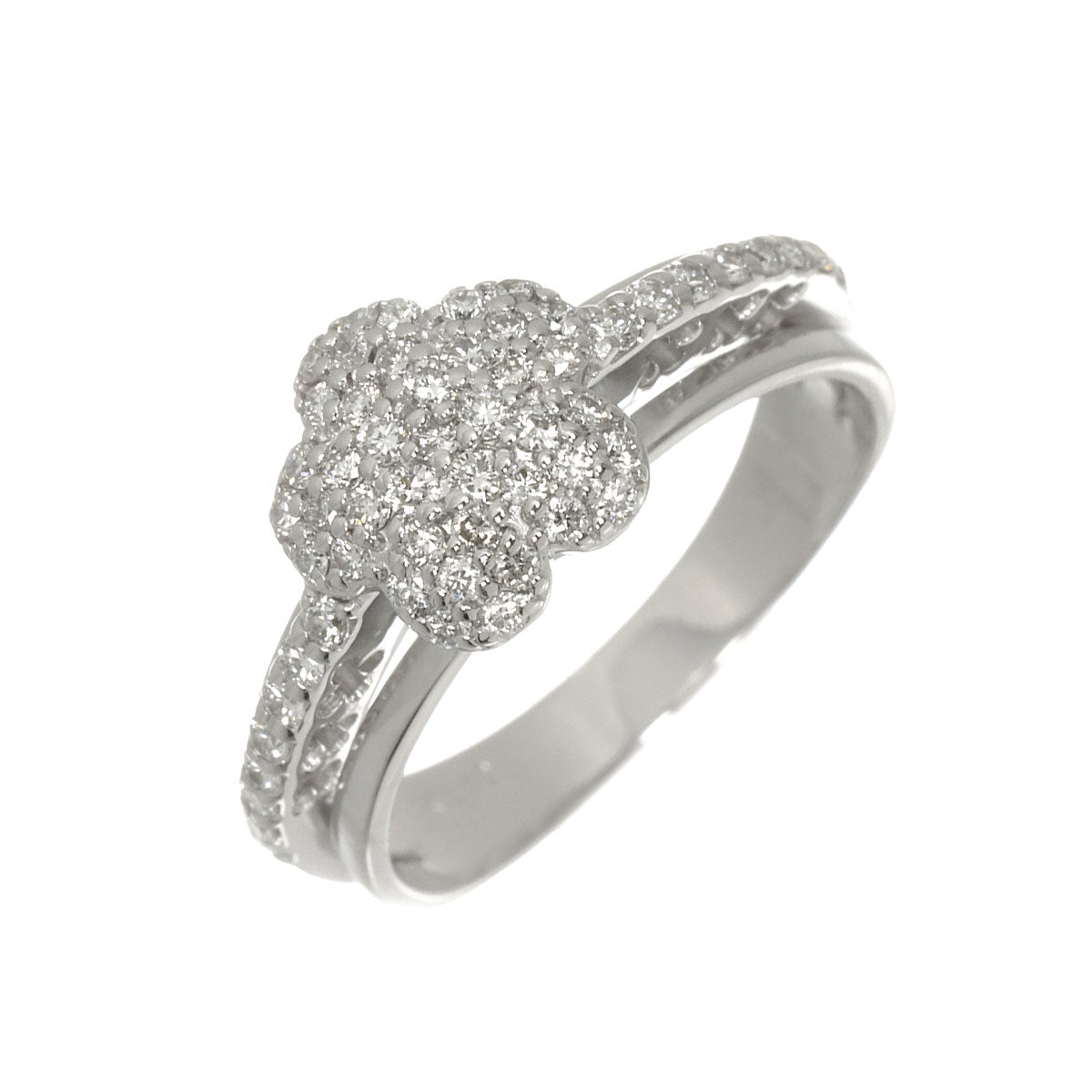Ponte Vecchio Diamond 0.54ct Ring 18K WG 750 Size6.5-6.75(US)