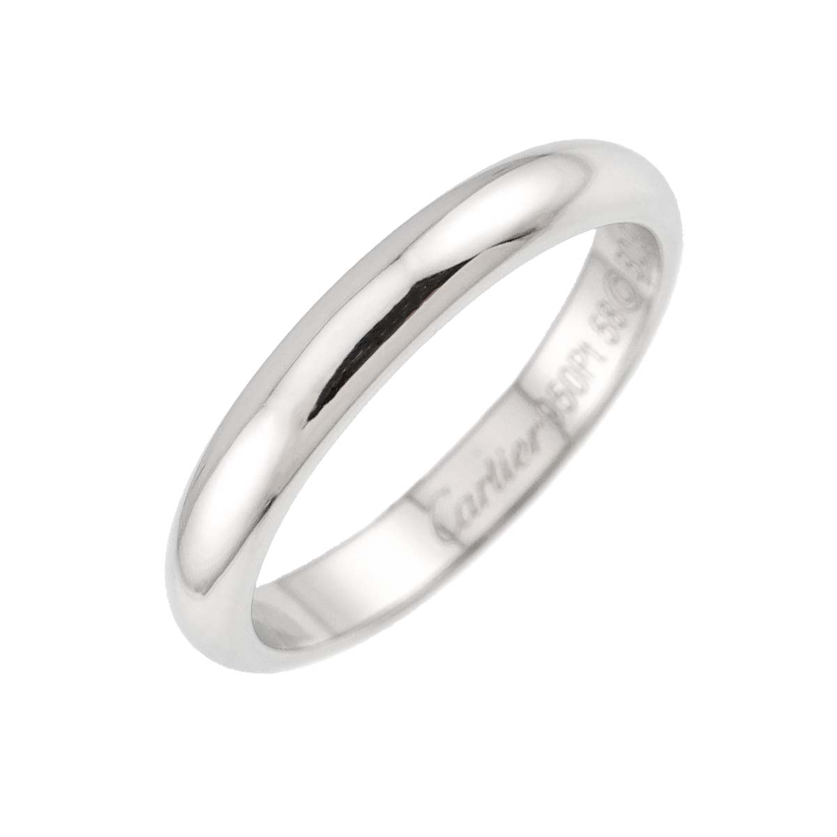1895 Classic Band Ring Platinum Size58 8.25(US)