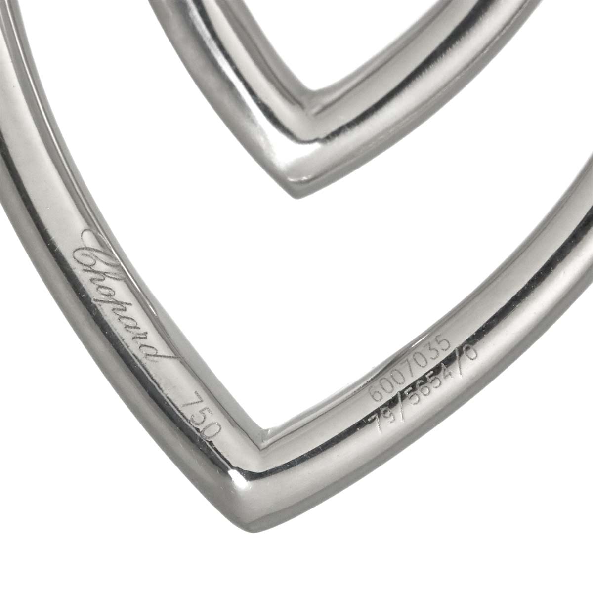 Diamond Necklace 18K White Gold 750