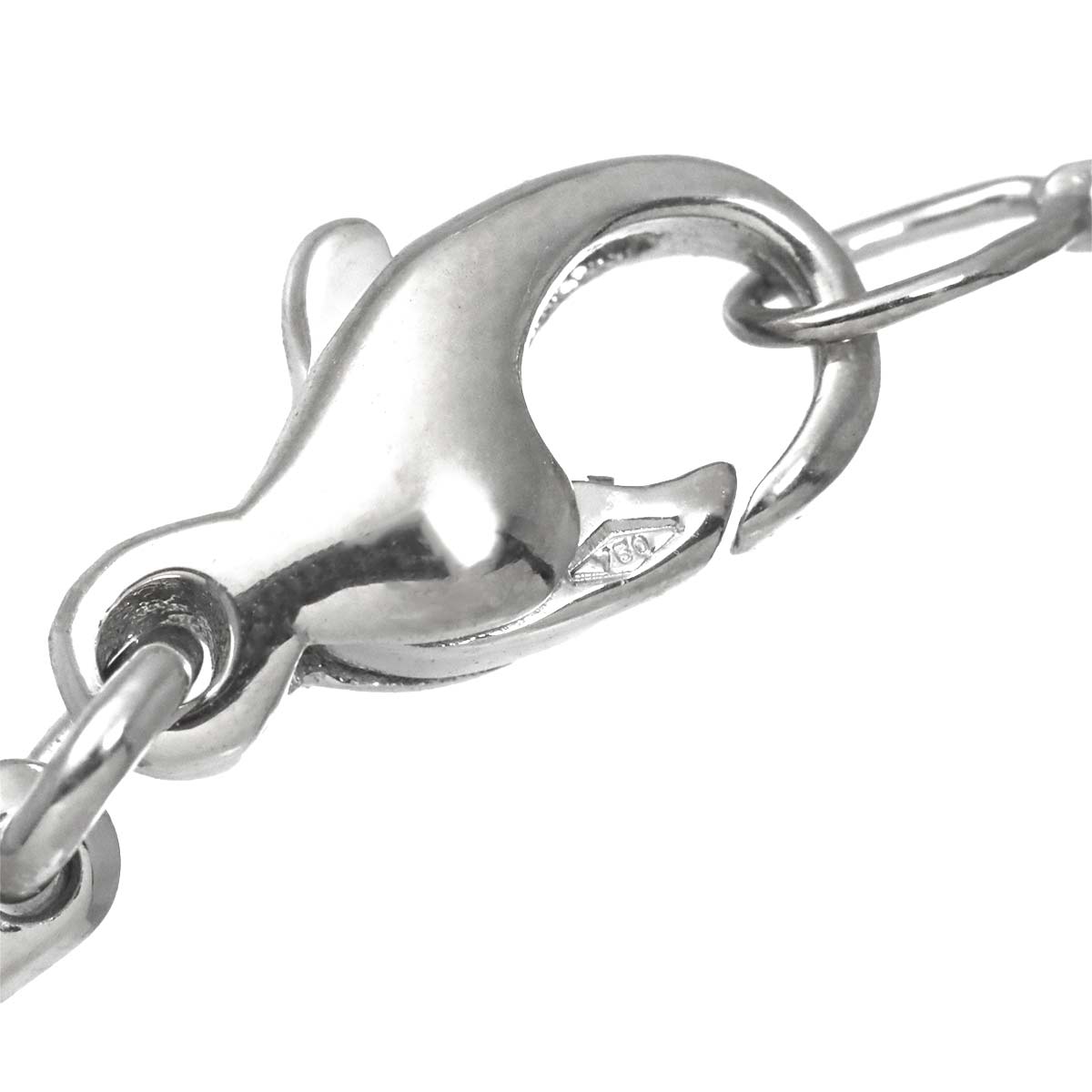 Diamond Necklace 18K White Gold 750