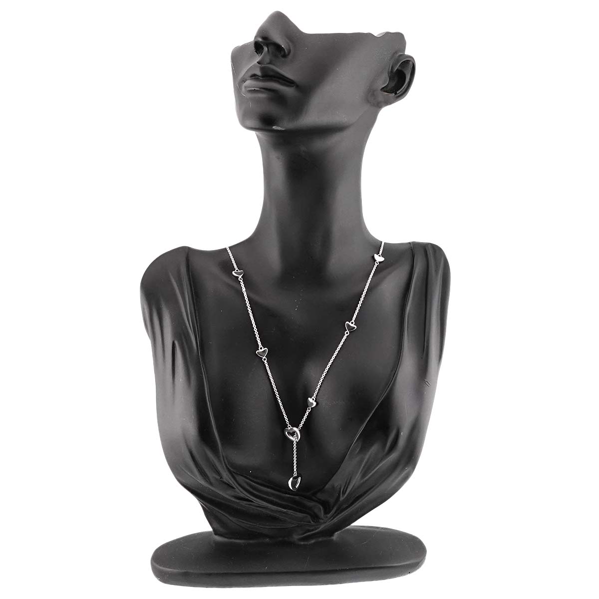 Heart Link Necklace SV Silver