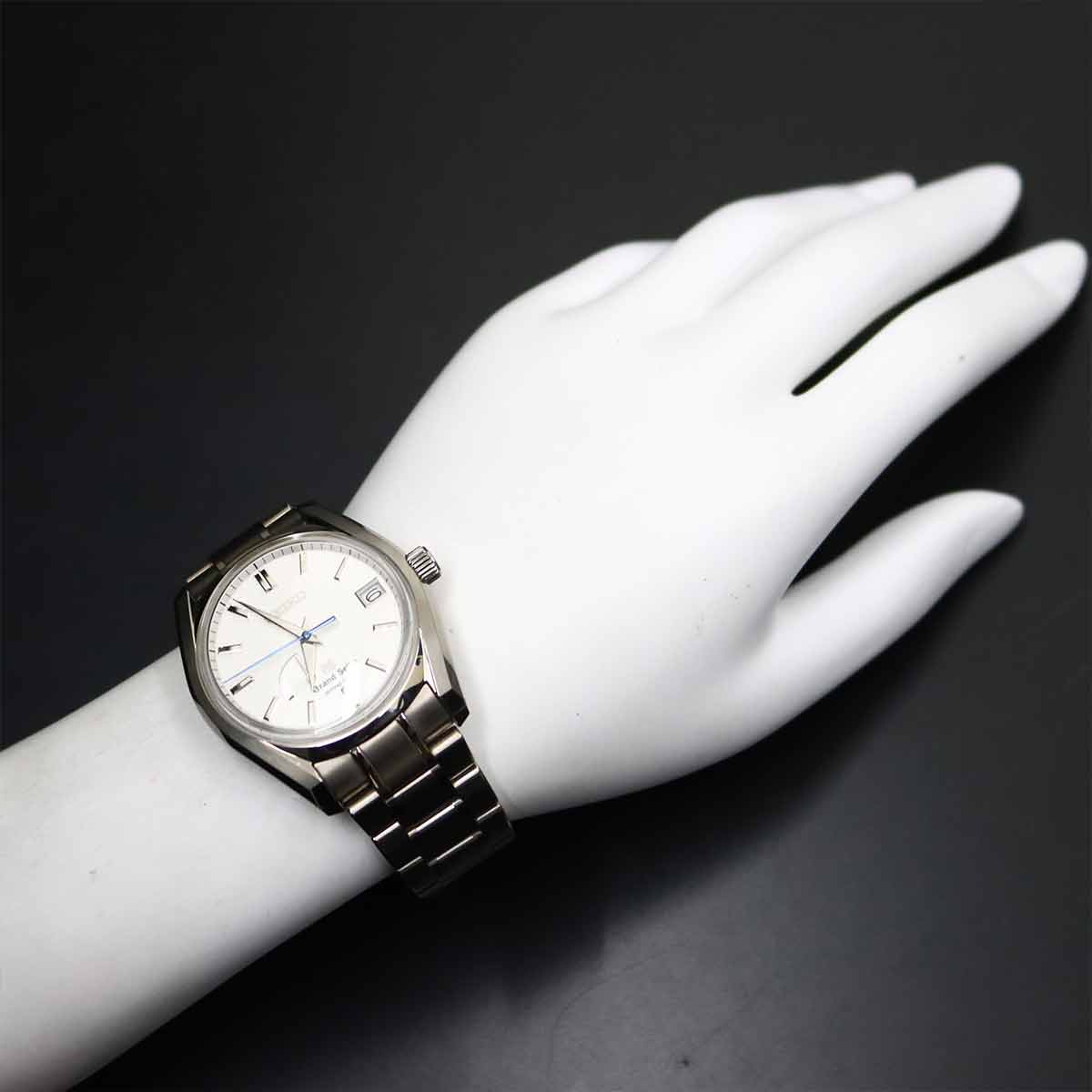 SEIKO GRAND SEIKO Spring Drive SBGA125 Date 9R65 0BY0 Silver Dial