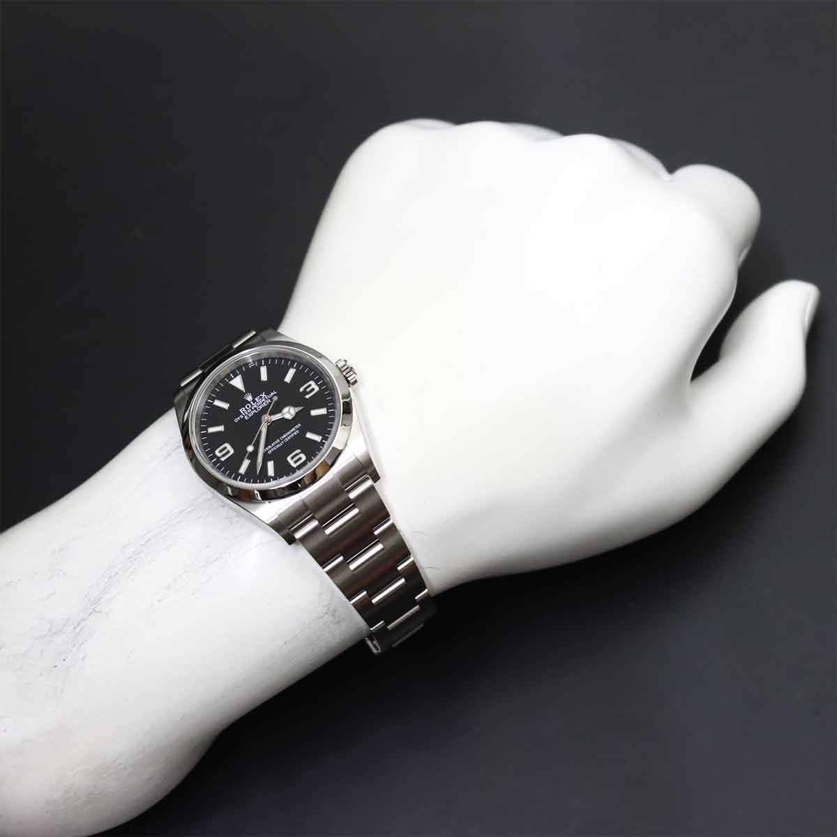 Explorer 1 124270 Serial Random Automatic Black Dial Mens Watch