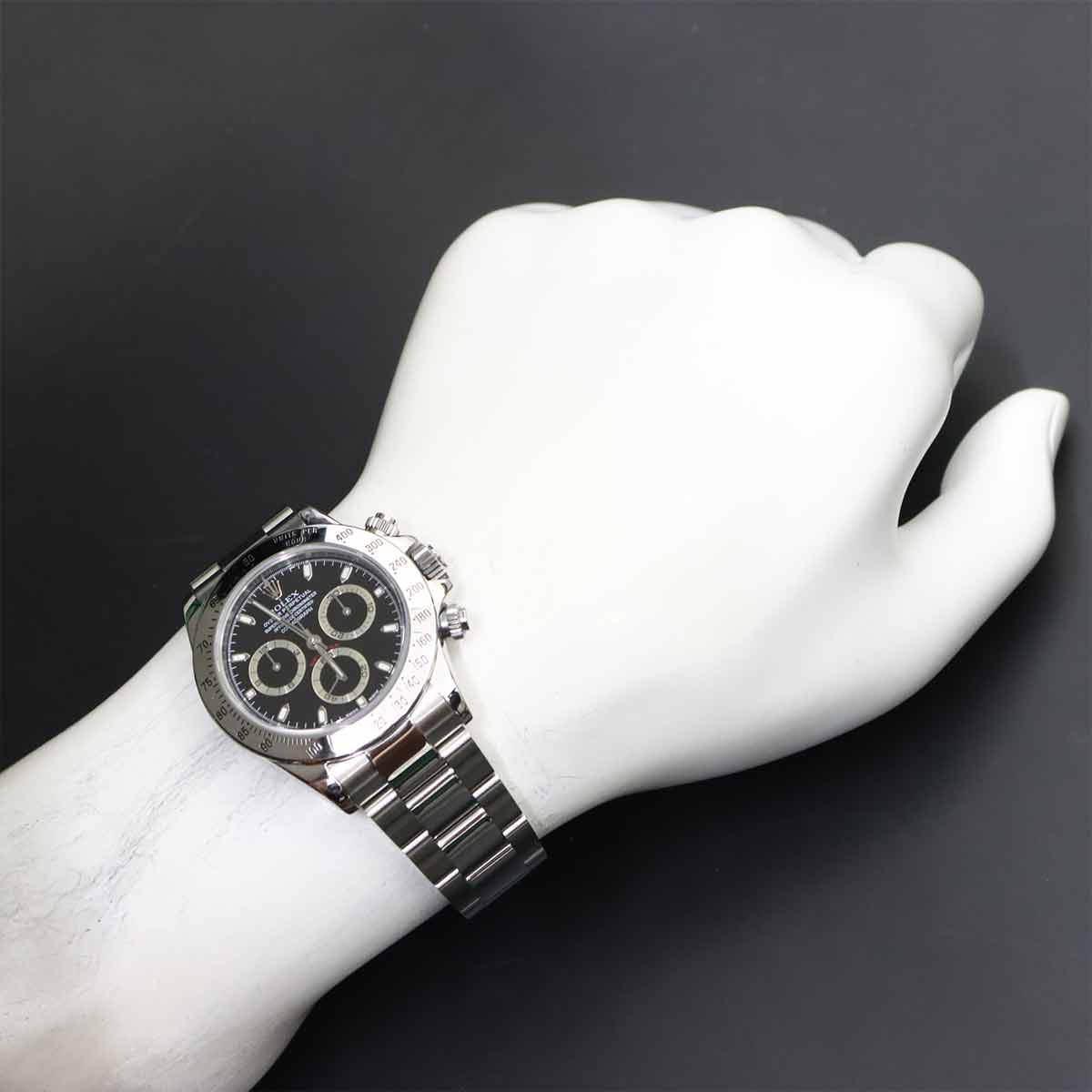 Daytona 116520 Serial K Chronograph Black Dial Mens Watch