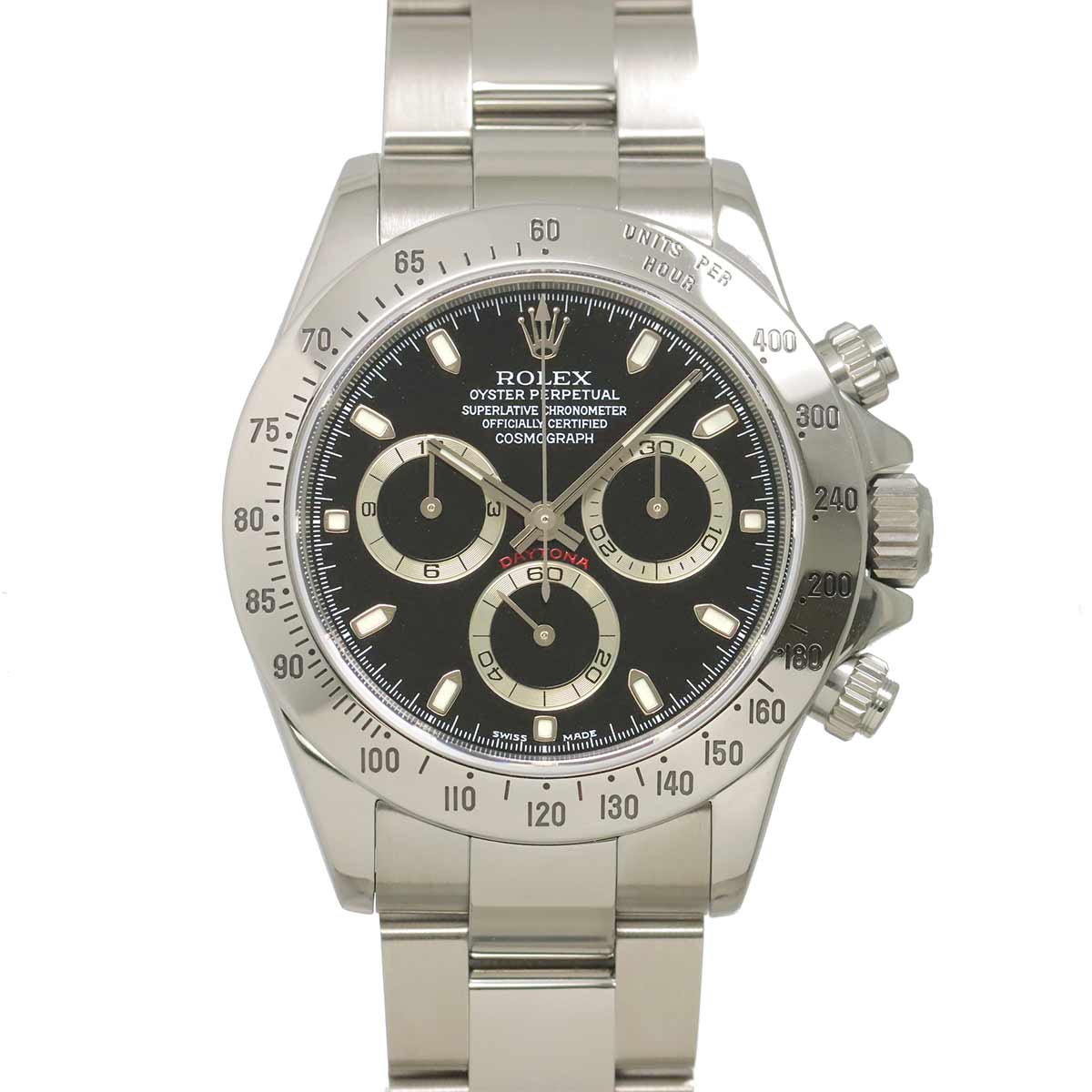 Daytona 116520 Serial K Chronograph Black Dial Mens Watch