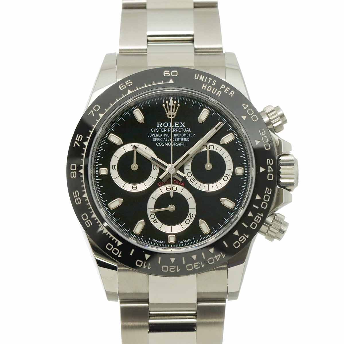 Daytona 116500LN Serial Random Chronograph Black Dial Mens