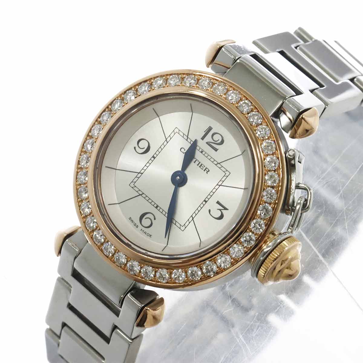Miss Pasha WJ124021 Quartz Silver Dial Ladies Wrist Watch
