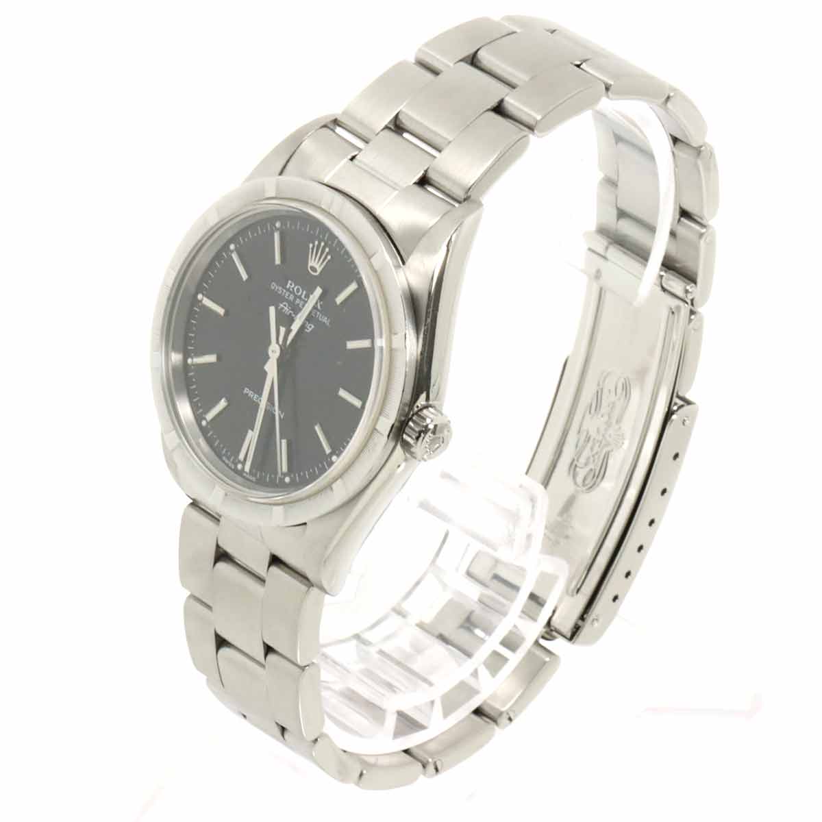 Air King Engine turned bezel 14010 Serial P Automatic Mens