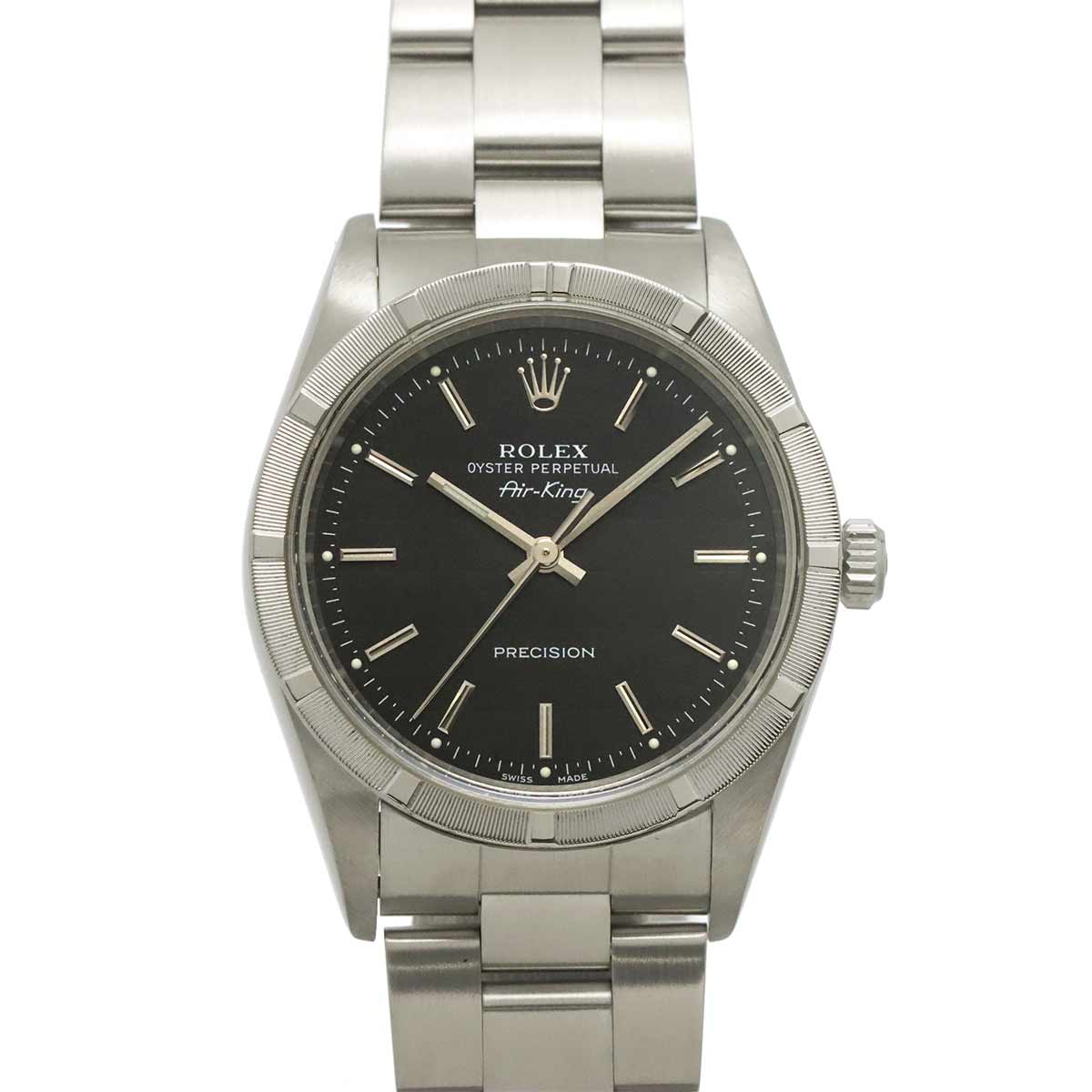 Air King Engine turned bezel 14010 Serial P Automatic Mens