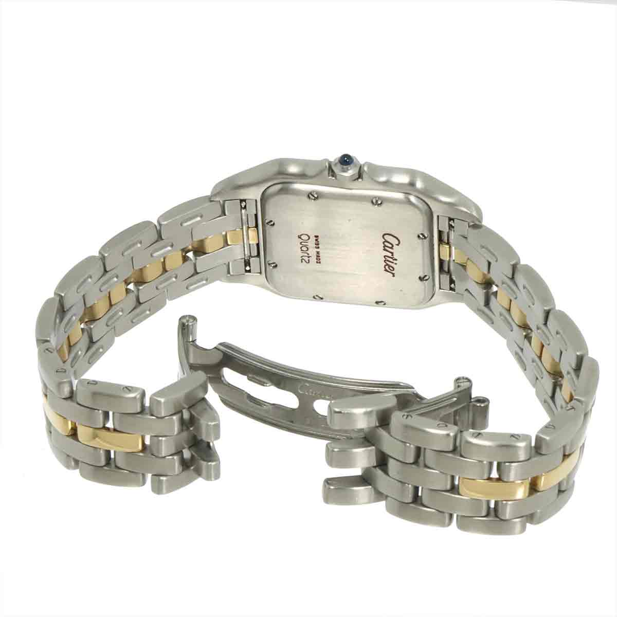 Panthere MM 1Row YG Quartz Date Cream Dial Boys Watch