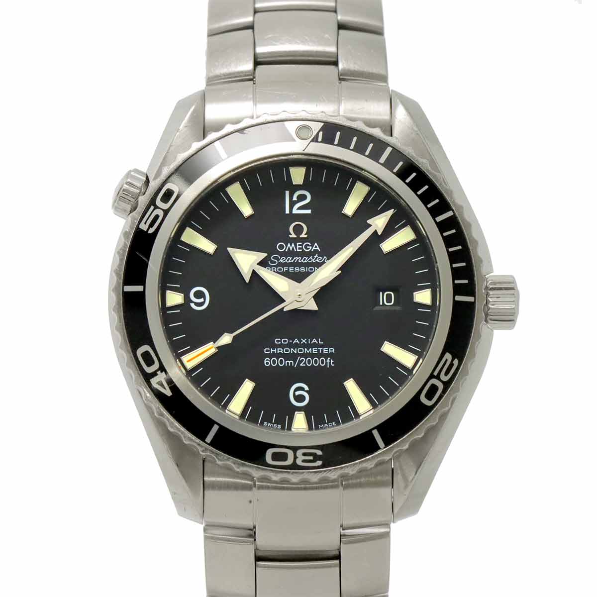 Seamaster Planet Ocean 2200 50 Automatic Date Black Dial Mens