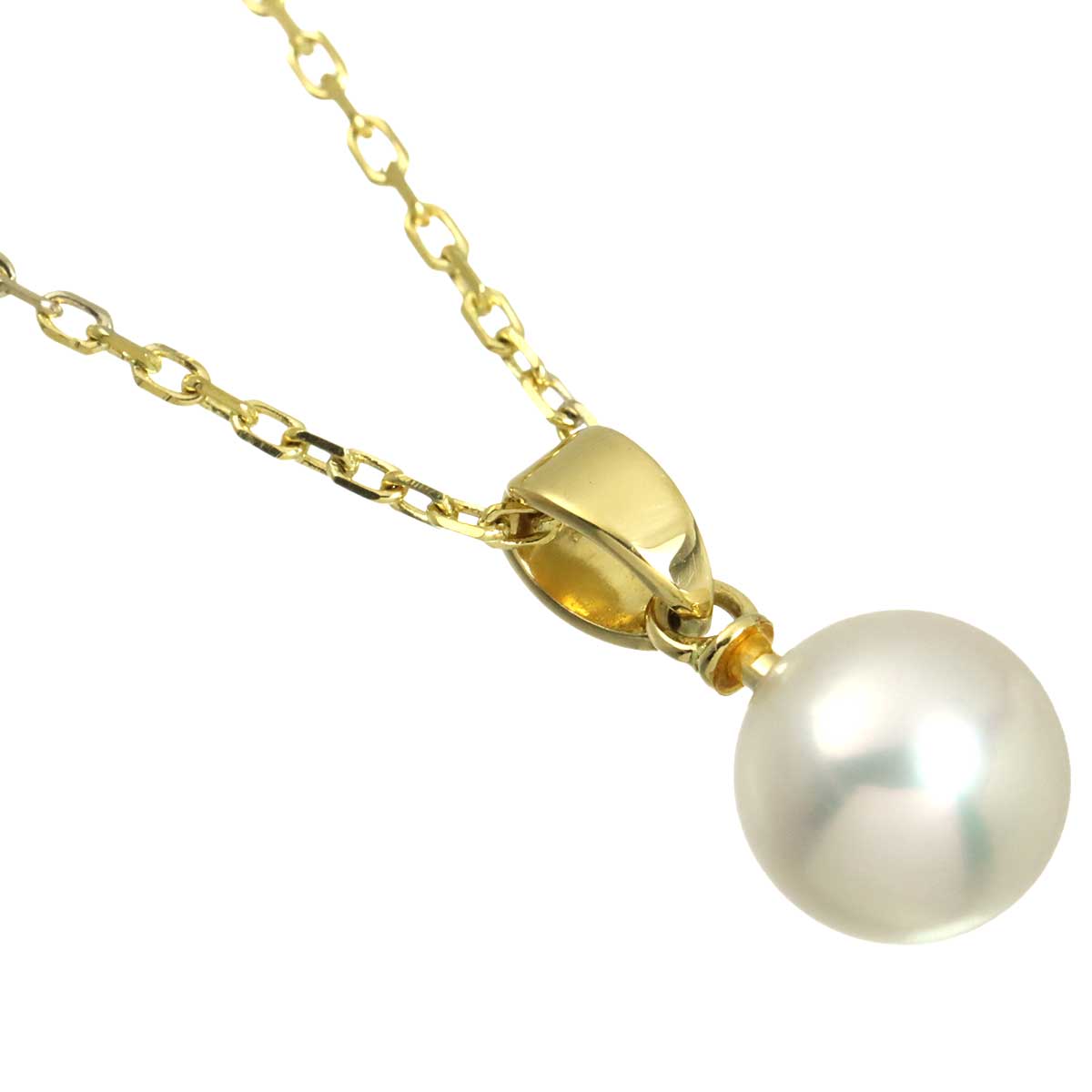 Akoya Pearl 7.0mm Necklace 18K YG 750