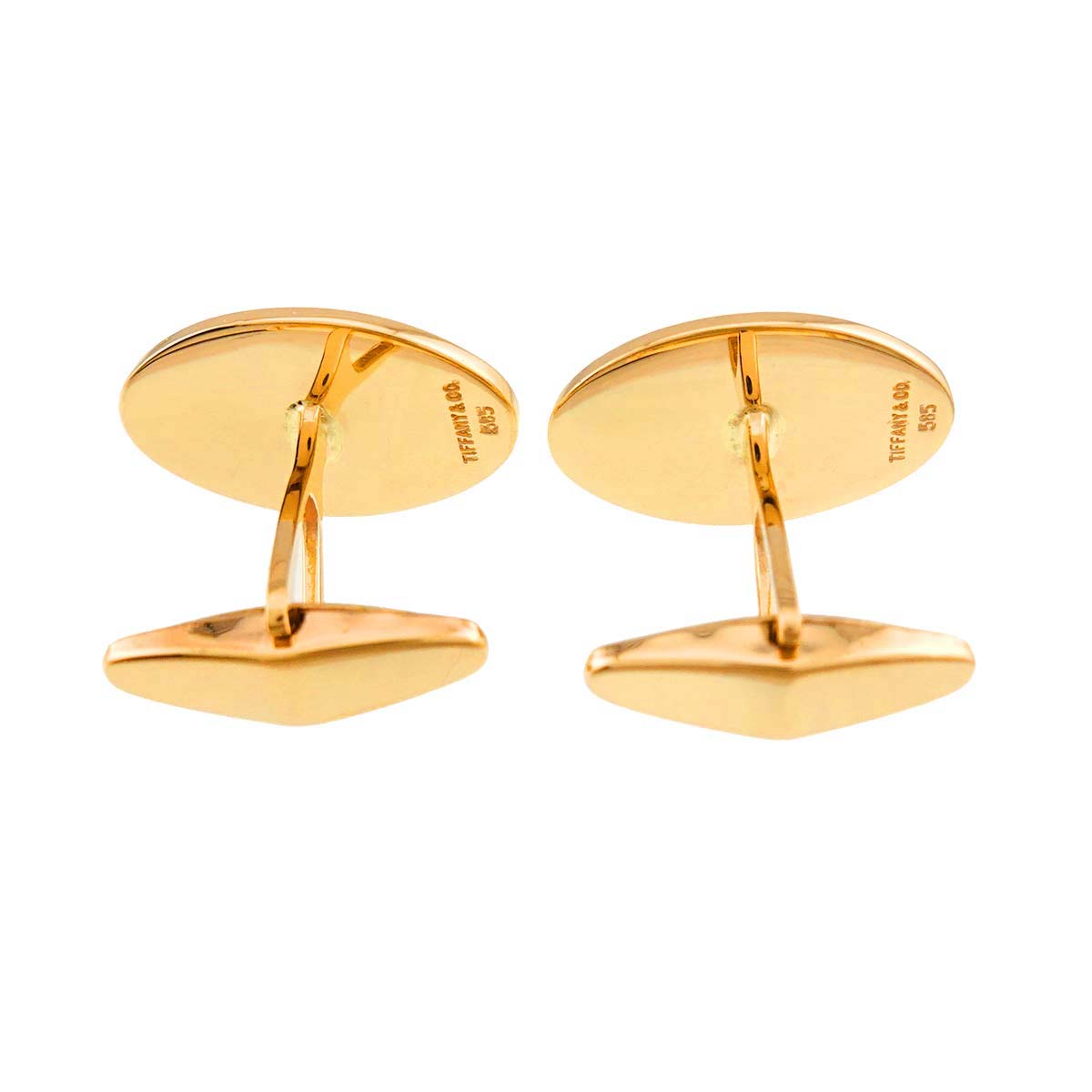 Cuff links 14K Yellow Gold 585