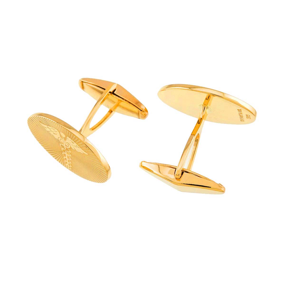 Cuff links 14K Yellow Gold 585