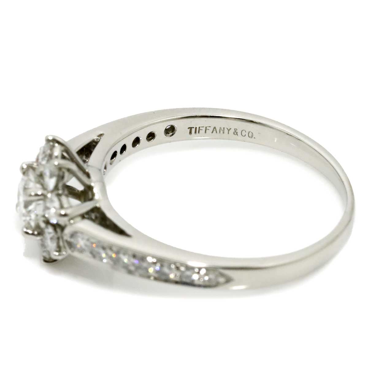 Flora Diamond Ring Pt Platinum Size5.25(US)