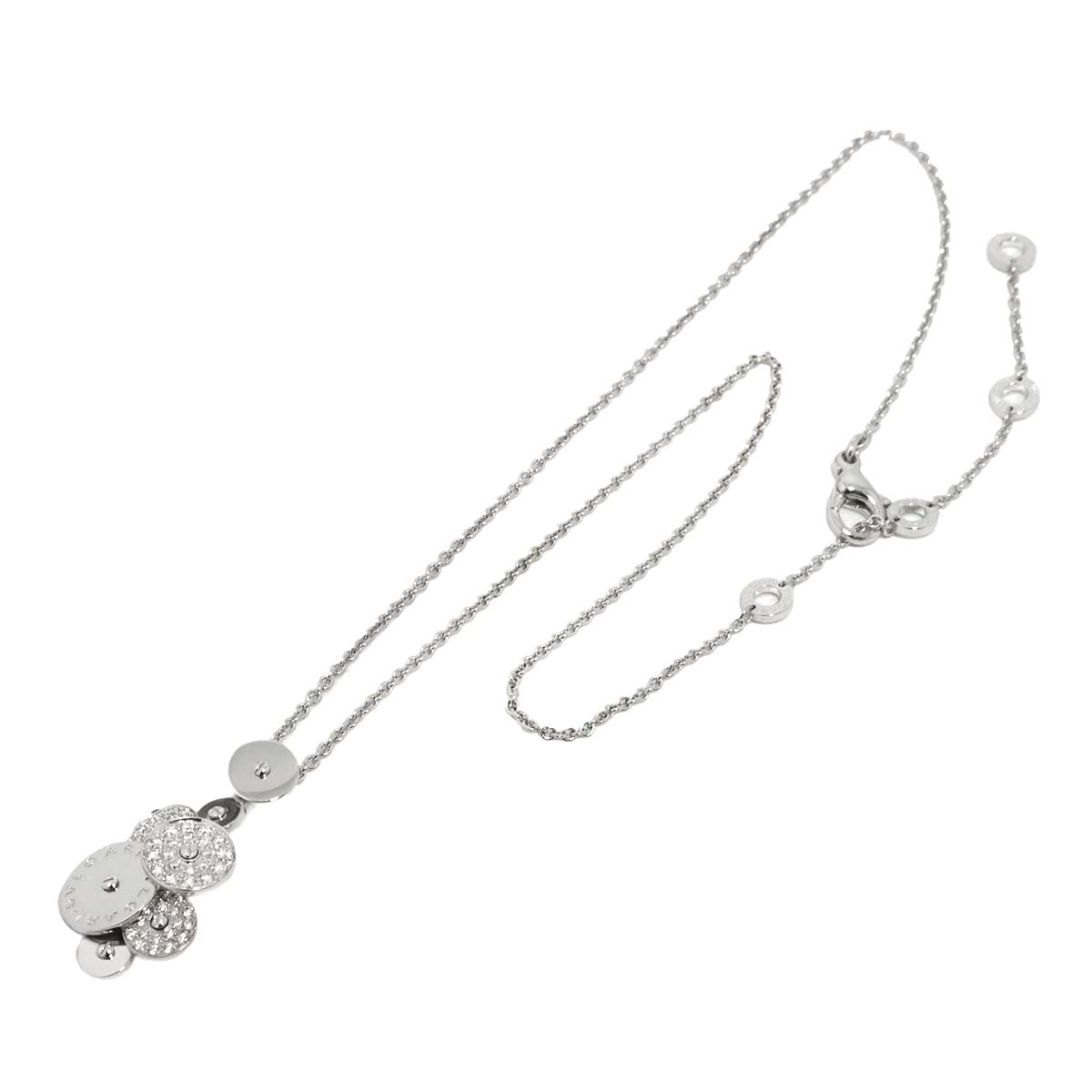 Cicladi Diamond Necklace 18K White Gold 750