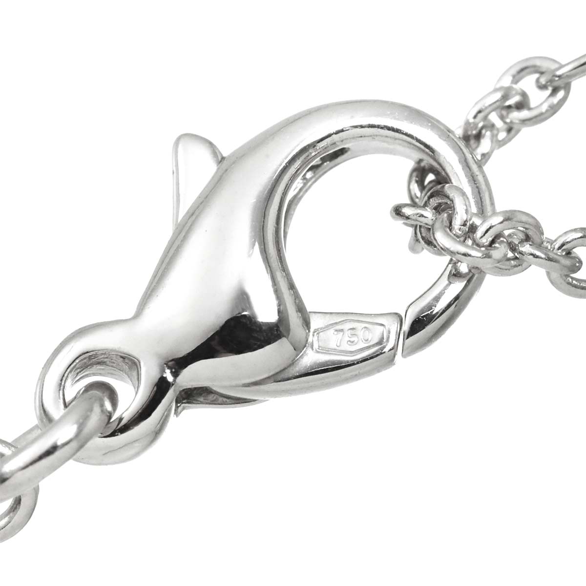 Cicladi Diamond Necklace 18K White Gold 750