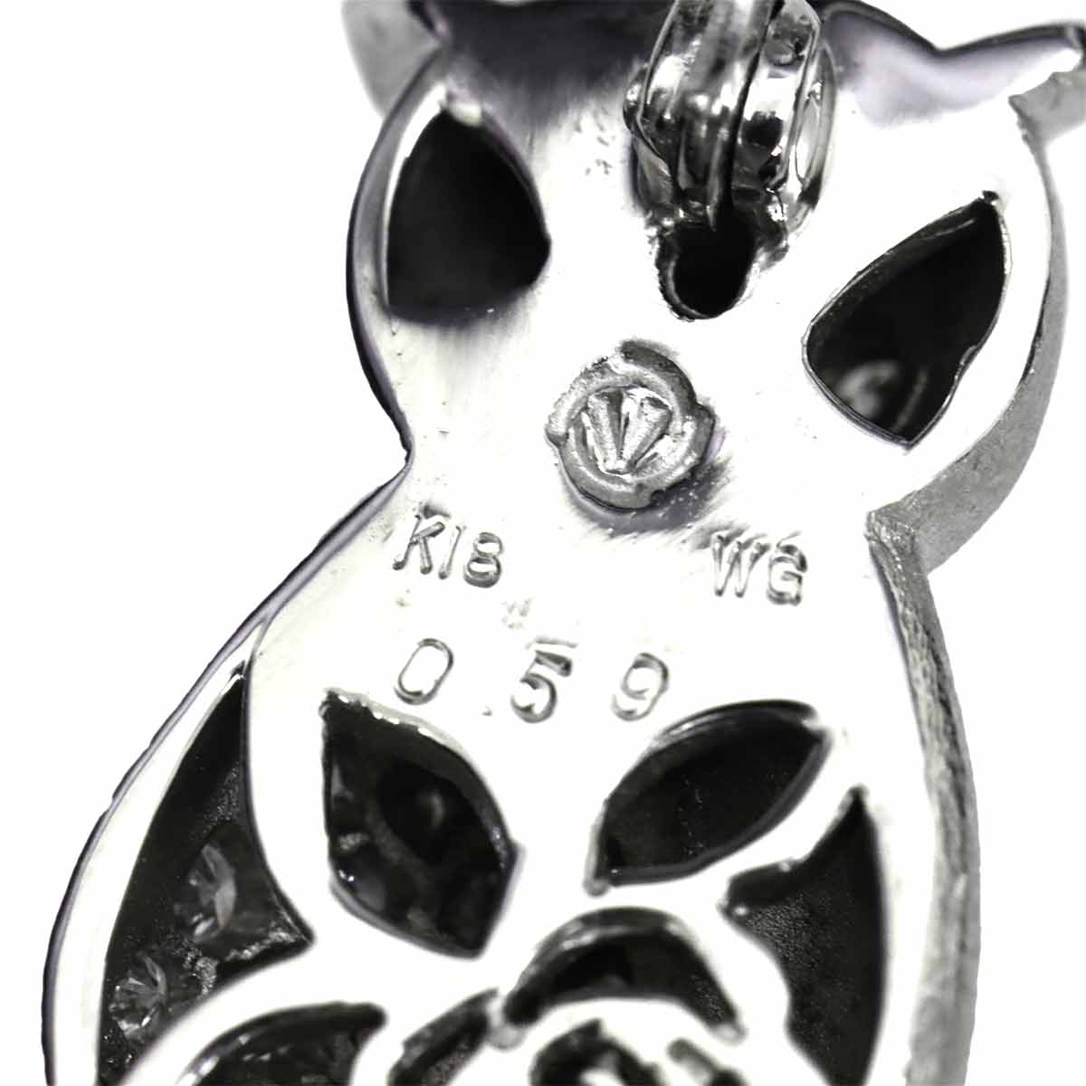 Diamond 0.59ct Brooch 18K WG
