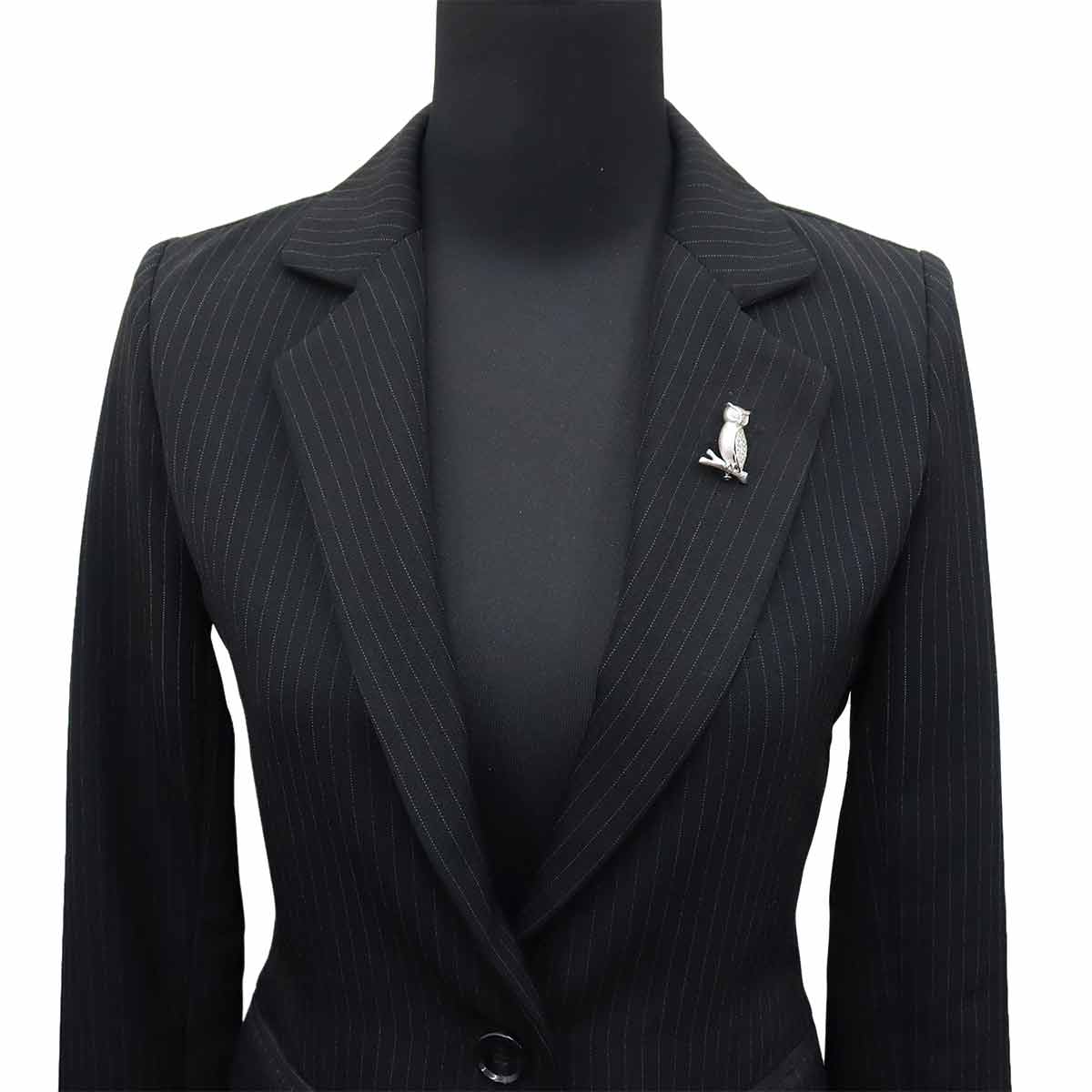 Diamond 0.59ct Brooch 18K WG