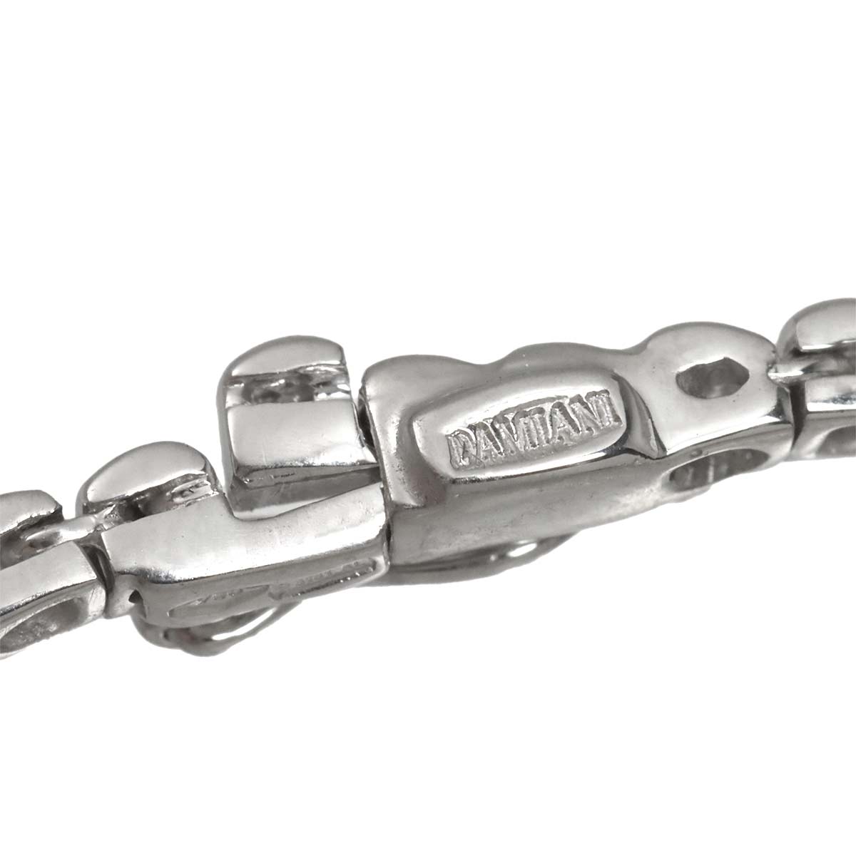 Diamond Necklace 18K White Gold 750